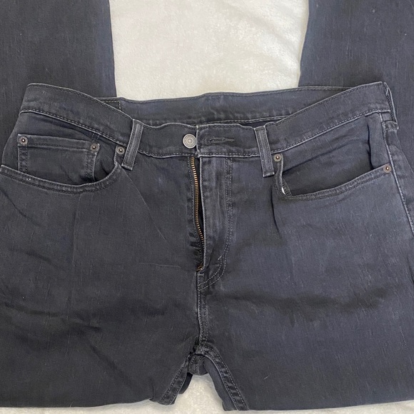 Levi's 559 Dark Gray Denim Jeans 34/32 - Picture 4 of 6